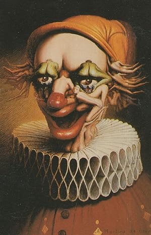 Stephen King 's It Circus Clown Advertising Limited Edition Postcard