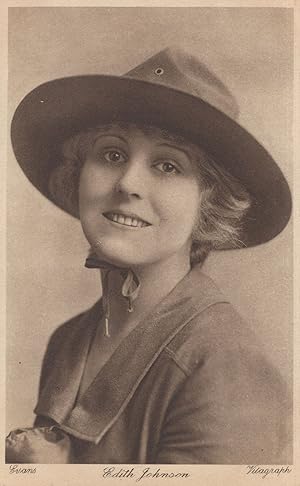Seller image for Edith Johnson Silent Movie Film Actress PB Old Postcard for sale by Postcard Finder