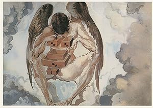 Image du vendeur pour Salvador Dali The Divine Comedy Art Painting Postcard mis en vente par Postcard Finder