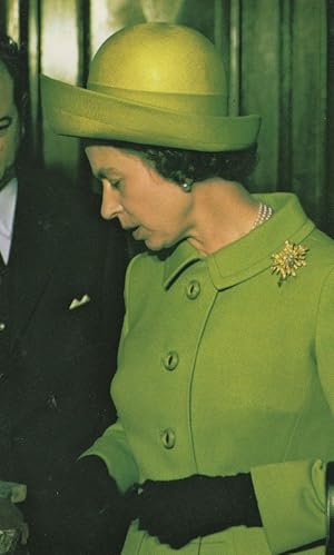 Queen Elizabeth II In Jugoslavia 1972 Royal Visit Postcard