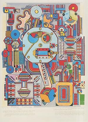 Sir Eduardo Paolozzi Image 3 From The Turning Suite Painting Postcard