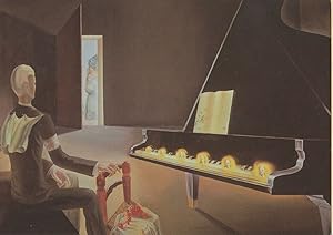 Image du vendeur pour Salvador Dali Six Apparitions Of Lenine Piano Ghost Painting Postcard mis en vente par Postcard Finder