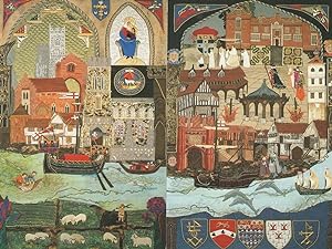 Suffolk Craft History Embroidery Tudor Medieval Rare 2x Postcard s