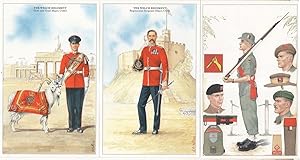 Seller image for Welsh Welch Military Regiment Army Cardiff Castle 3x Postcard s for sale by Postcard Finder