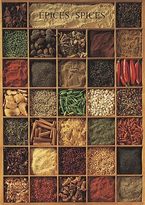 Seller image for 35 Indian Cookery Spices Red Hot Chili Peppers Postcard for sale by Postcard Finder
