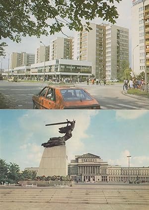 Warsaw Poland Aleja Floriana Kobylinskiego 2x Postcard s