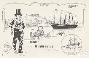 Seller image for SS Brunel Ship Great Britain Limited Edition Shipping Postcard for sale by Postcard Finder