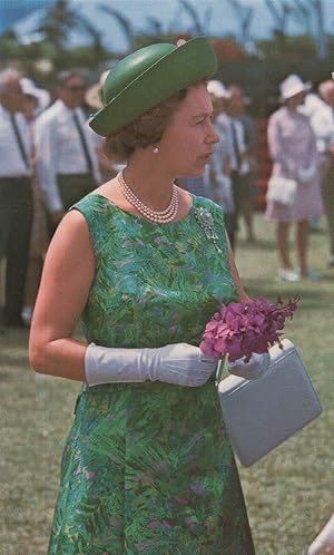 Queen Elizabeth II In Queensland Australia Postcard