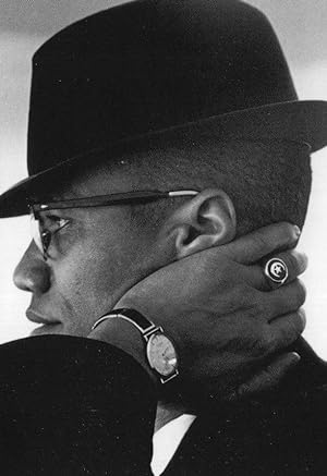 Image du vendeur pour Malcolm X Activist The Autobiography Book Author Portrait Postcard mis en vente par Postcard Finder