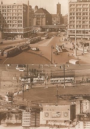 Alexanderplatz Berlin in 1930s 2x German Transport Bus Postcard s