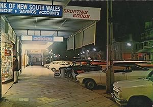 Seller image for Port Pirie At Night Sports Shop Bank NSW Australia Postcard for sale by Postcard Finder