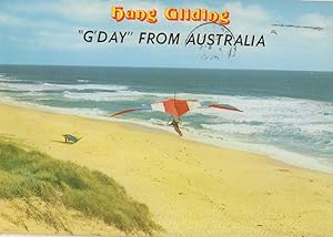 Hang Gliding Beach Landing Australia Postcard