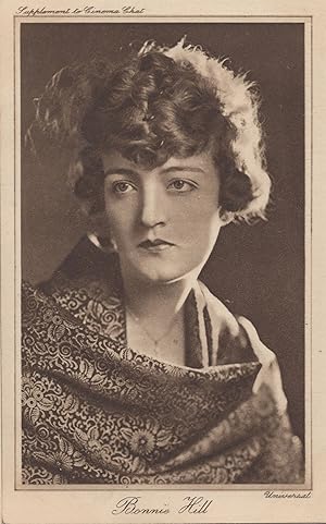 Seller image for Bonnie Hill Silent Film Actress Old Postcard for sale by Postcard Finder