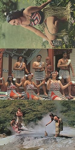 Image du vendeur pour Maori Concert Group Women New Zealand 3x Postcard s mis en vente par Postcard Finder