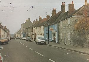 High Street Ilchester Newsagent Somerset Village Postcard