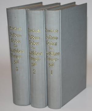 Bild des Verkufers fr Heldenlieder der deutschen Kaiserzeit, aus dem Lateinischen bersetzt, an zeitgenssischen Berichten erlutert und eingeleitet durch bersicht ber die Entwicklung der Geschichtsschreibung im X., XI. und XII Jahrhundert . Bde. 1 - 3. zum Verkauf von Antiquariat Gallus / Dr. P. Adelsberger