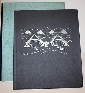 Alpine Architektur in 5 Teilen und 30 Zeichnungen.