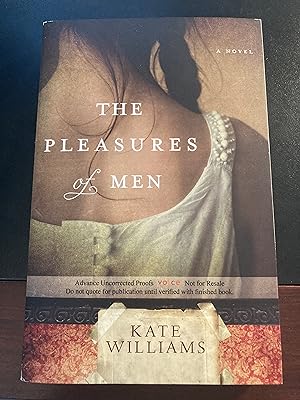 Seller image for The Pleasures of Men (Voice) / Advance Uncorrected Proofs, First Edition, New for sale by Park & Read Books