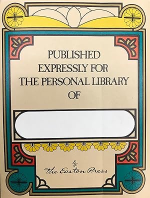 Seller image for Genuine Easton Press adhesive bookplate from the 100 Greatest Books Ever Written series for sale by Zubal-Books, Since 1961