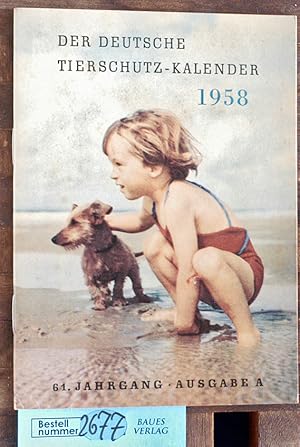 Darß/Fischland. der Deutsche Tierschutz - Kalender 1958