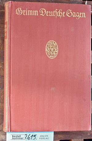 Imagen del vendedor de Die deutschen Sagen der Brder Grimm : In 2 Teilen. Ortssagen / Geschichtliche Sagen herausgegeben, mit Einl. u. Anm. vers. von Hermann Schneider. Goldene Klassiker Bibliothek a la venta por Baues Verlag Rainer Baues 