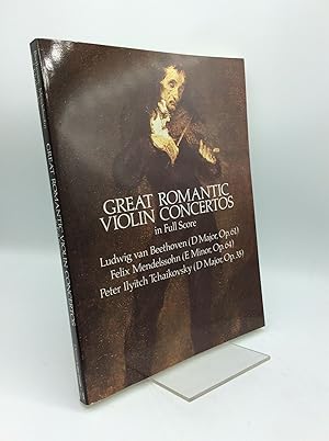 Seller image for GREAT ROMANTIC VIOLIN CONCERTOS in Full Score for sale by Kubik Fine Books Ltd., ABAA