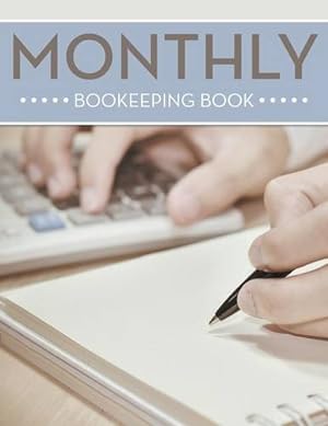 Seller image for Monthly Bookeeping Book [Soft Cover ] for sale by booksXpress