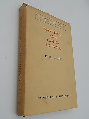 Seller image for Marriage and Family in India for sale by Lee Madden, Book Dealer