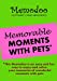 Imagen del vendedor de Memodoo Memorable Moments With Pets [Soft Cover ] a la venta por booksXpress