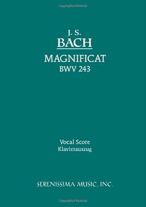 Imagen del vendedor de Magnificat, BWV 243 - Vocal score [Soft Cover ] a la venta por booksXpress