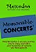 Imagen del vendedor de Memodoo Memorable Concerts [Soft Cover ] a la venta por booksXpress