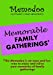 Imagen del vendedor de Memodoo Memorable Family Gatherings [Soft Cover ] a la venta por booksXpress