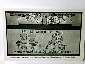 Humor. Schwalenberg i. Lippe. Innen - Malereien aus der Künstlerklause von Friedr. Eicke. Alte An...