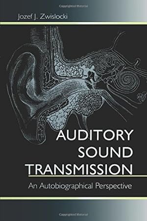 Imagen del vendedor de Auditory Sound Transmission by Zwislocki, Jozef J. [Paperback ] a la venta por booksXpress