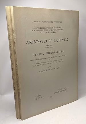 Ethica Nicomachea XXVI I-3 fasciculus secundus + tertius (2 volumes) - Aristoteles Latinus / Corp...