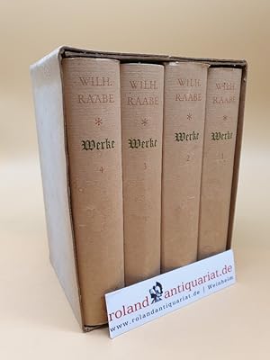 Seller image for Wilhelm Raabe ; Werke in vier Bnden ; (4 Bnde) for sale by Roland Antiquariat UG haftungsbeschrnkt