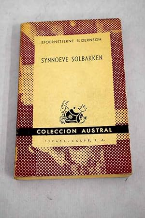 Imagen del vendedor de Synnoeve Solbakken a la venta por Alcan Libros