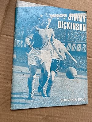 Imagen del vendedor de Jimmy Dickinson M. B. E. Souvenir Book. Issued to Commemorate His 21 Years as a Portsmouth F.C. and Football League Player, ending with his farewell match at Fratton Park on October 20th 1965 a la venta por SAVERY BOOKS