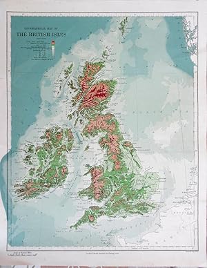 Imagen del vendedor de Geological map of the British Isles a la venta por theoldmapman