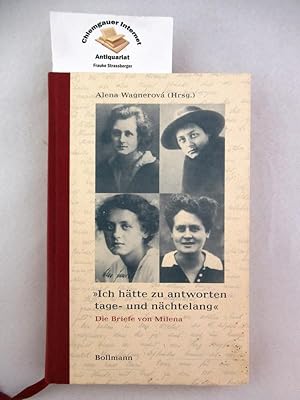 Seller image for Ich htte zu antworten tage- und nchtelang" : Die Briefe von Milena. for sale by Chiemgauer Internet Antiquariat GbR