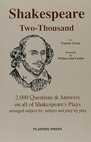 Bild des Verkufers fr Shakespeare Two-Thousand zum Verkauf von WeBuyBooks
