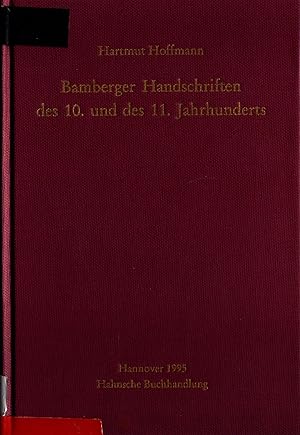 Bild des Verkufers fr Bamberger Handschriften des 10. und des 11. Jahrhunderts zum Verkauf von avelibro OHG