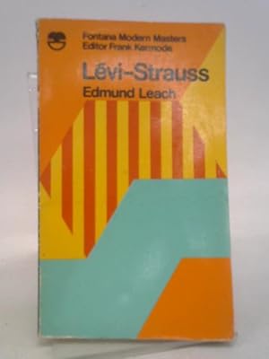 Seller image for Levi-Strauss (Modern masters) for sale by World of Rare Books