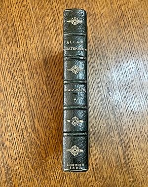 ALLAN QUARTERMAIN. Being an account of his further adventures and discoveries in company with Sir...