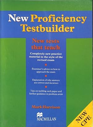 Immagine del venditore per NEW PROFICIENCY TESTBUILDER -KEY (INGLS). venduto da Librera Smile Books