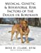 Seller image for Medical, Genetic & Behavioral Risk Factors of the Dogue de Bordeaux [Soft Cover ] for sale by booksXpress