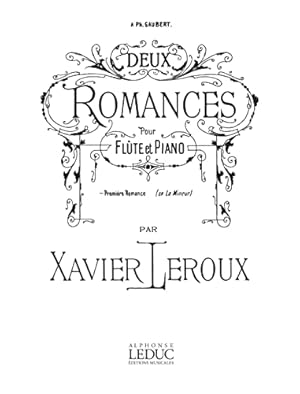 Seller image for Xavier Leroux: Deux Romances (Flte/Piano) for sale by WeBuyBooks