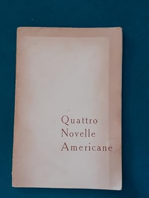 QUATTRO NOVELLE AMERICANE,