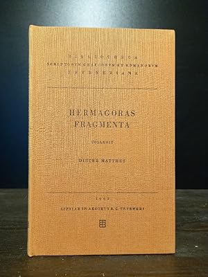 Bild des Verkufers fr Hermagorae Temnitae Testimonia et Fragmenta. Adiunctis et Hermagorae cuiusdam discipuli Theodori gadarei et Hermagorae minoris fragmentis. Collegit Dieter Matthes. (= Bibliotheca scriptorum Graecorum et Romanorum Teubneriana). zum Verkauf von Antiquariat Kretzer