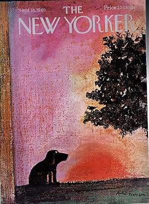 Seller image for The New Yorker Magazine: September 18, 1965 for sale by Dorley House Books, Inc.
